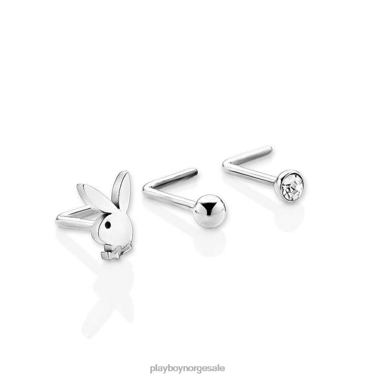 Playboy gull kvinner bunny nese studs 3 stk tilbehør 24X2X1630