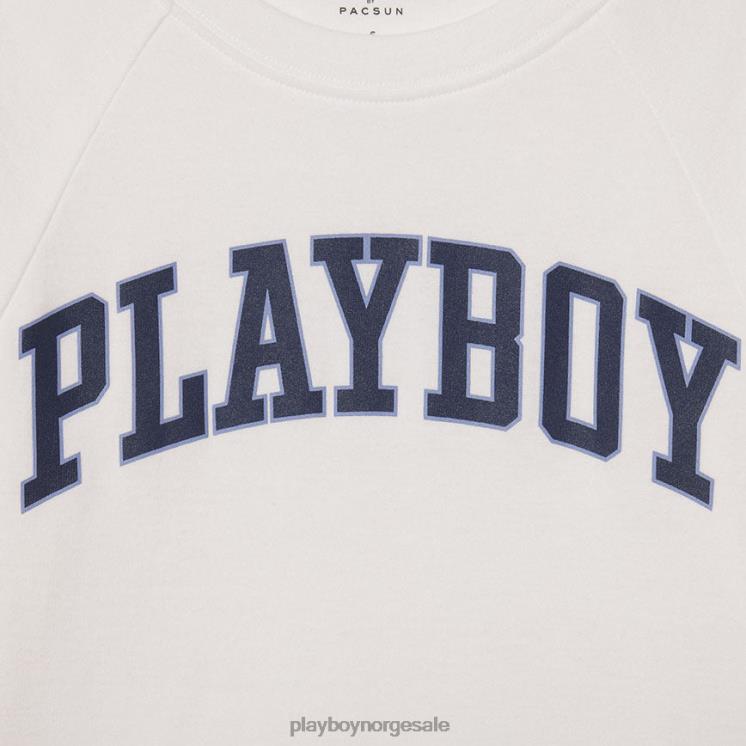 Playboy knallhvitt/marineakademiet kvinner klassisk raglan baby t-skjorte klær 24X2X1009