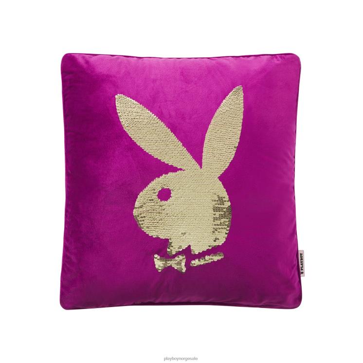 Playboy lilla unisex kaninhode med paljettpute tilbehør 24X2X895