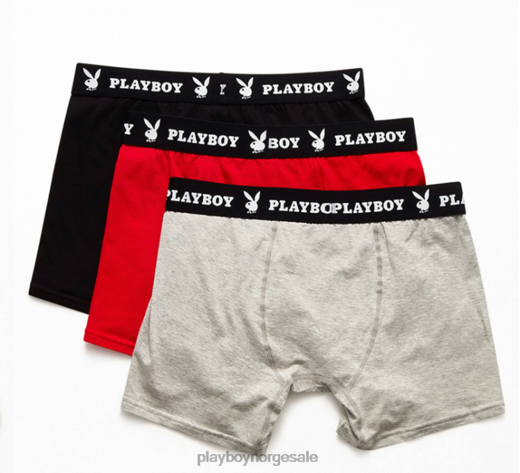 Playboy multi menn 3-paks boxershorts klær 24X2X681