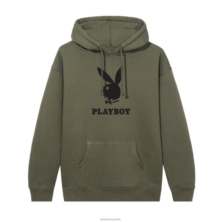 Playboy oliven menn logo hettegenser klær 24X2X398