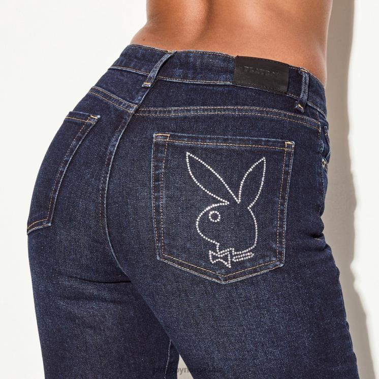 Playboy opprinnelig kvinner flare jean indigo klær 24X2X1186