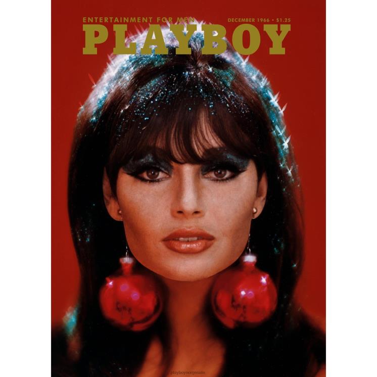 Playboy opprinnelig menn desember 1966 cover t-skjorte klær 24X2X188