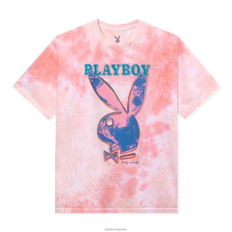 Playboy opprinnelig menn januar 1986 andy warhol cover tie dye t-skjorte klær 24X2X280