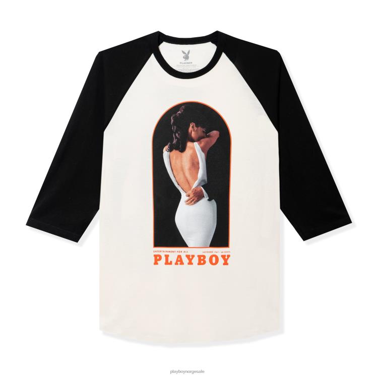 Playboy opprinnelig menn november 1967 raglan baseball t-skjorte klær 24X2X181