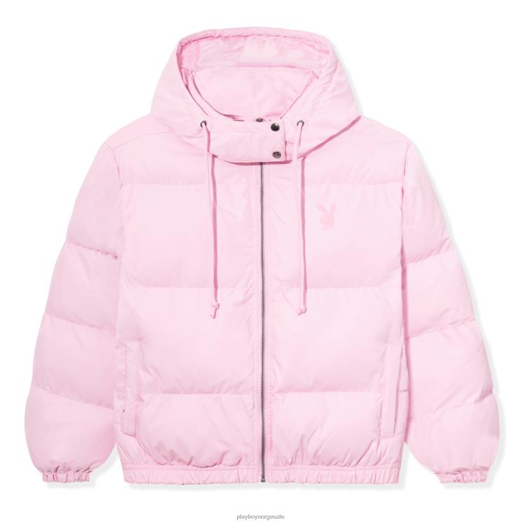 Playboy rosa frosting kvinner club puffer jakke klær 24X2X1133