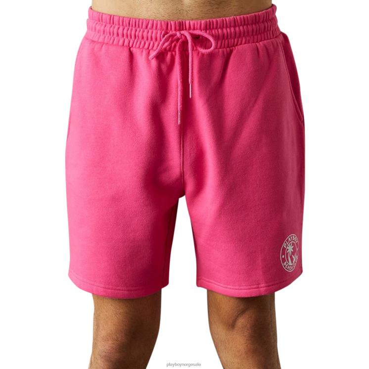 Playboy rosa glød menn beach club grafisk shorts klær 24X2X633