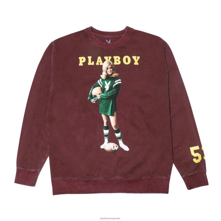 Playboy rødbrun menn september 1967 cover crewneck klær 24X2X495