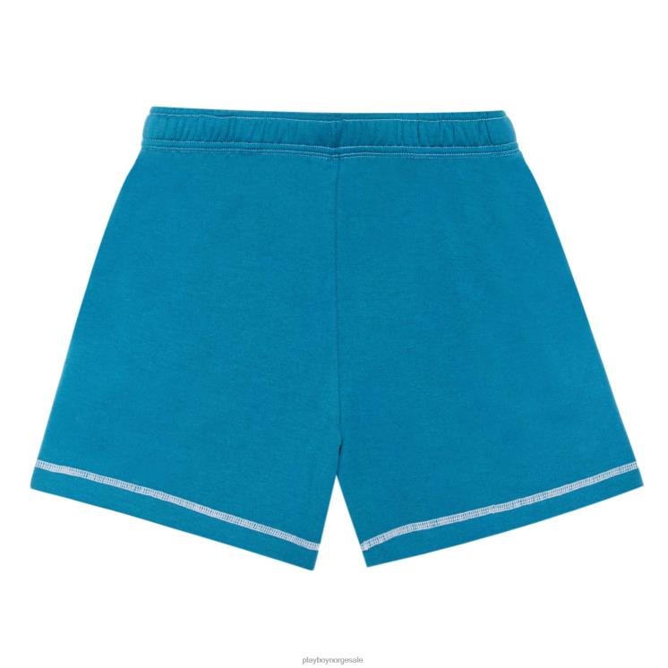 Playboy saksen blå kvinner 1953 kontrast kjæreste sweatshorts klær 24X2X1330