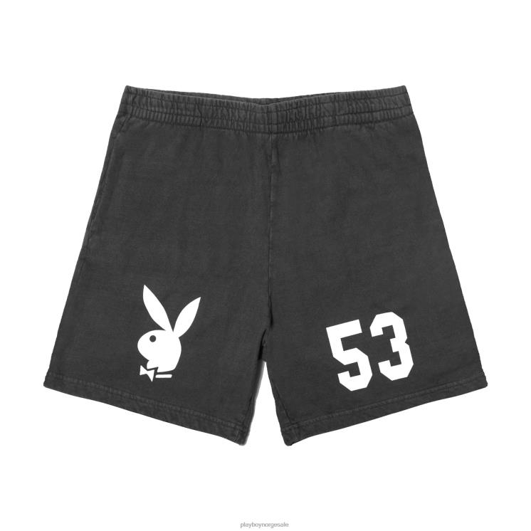 Playboy svart menn 1953 sweatshorts klær 24X2X653