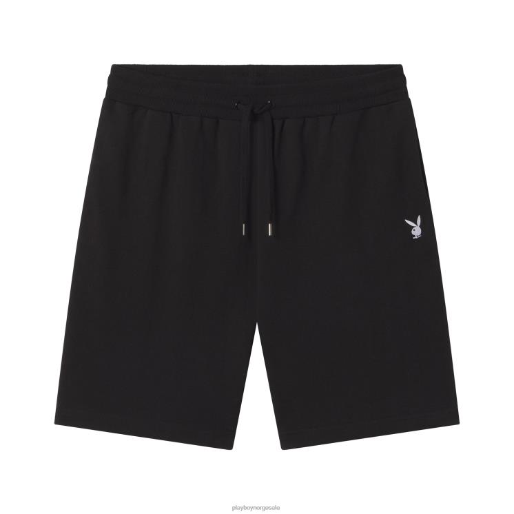 Playboy svart menn bunny basic sweatshorts klær 24X2X596