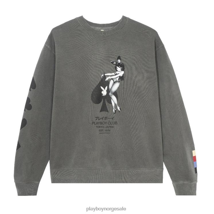 Playboy svart menn spar ess crewneck klær 24X2X427