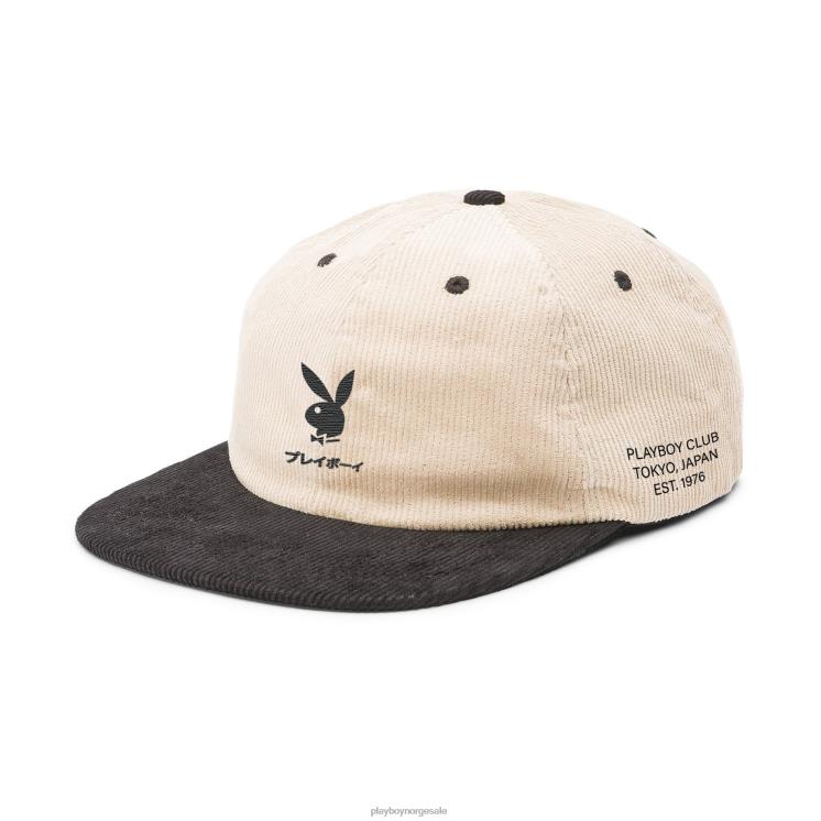 Playboy svart menn tokyo club khaki bill strapback tilbehør 24X2X715