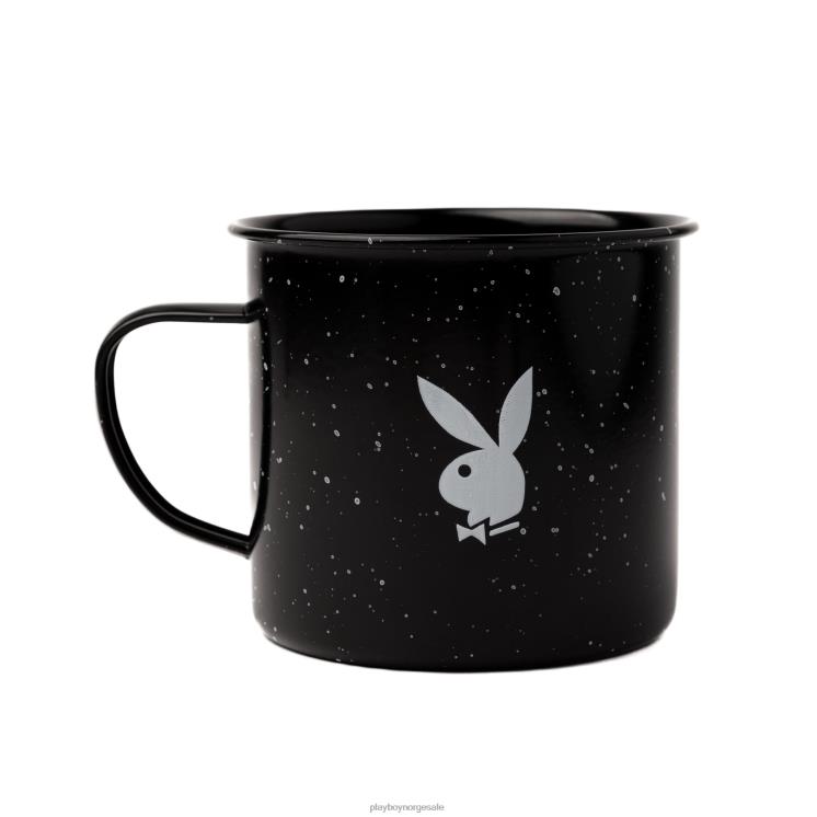 Playboy svart unisex emalje leirkrus tilbehør 24X2X904