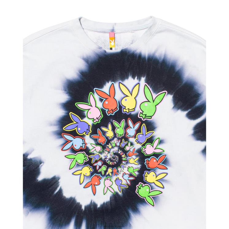 Playboy x Color Bars opprinnelig menn spiral tie-dye crewneck klær 24X2X467