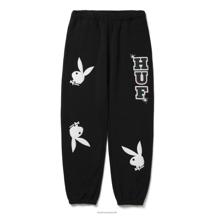 Playboy x HUF grå menn joggebukser med kaninhode klær 24X2X598