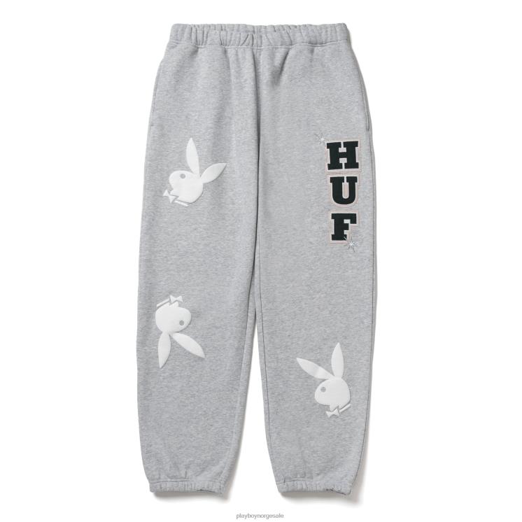 Playboy x HUF grå menn joggebukser med kaninhode klær 24X2X598