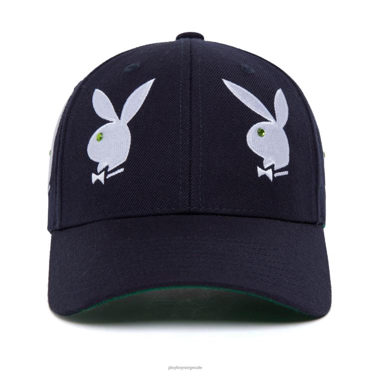 Playboy x HUF marinen menn rhinestone 6 panel lue tilbehør 24X2X788