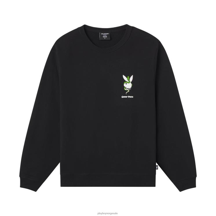 Playboy x The Great Frog svart menn crewneck klær 24X2X490