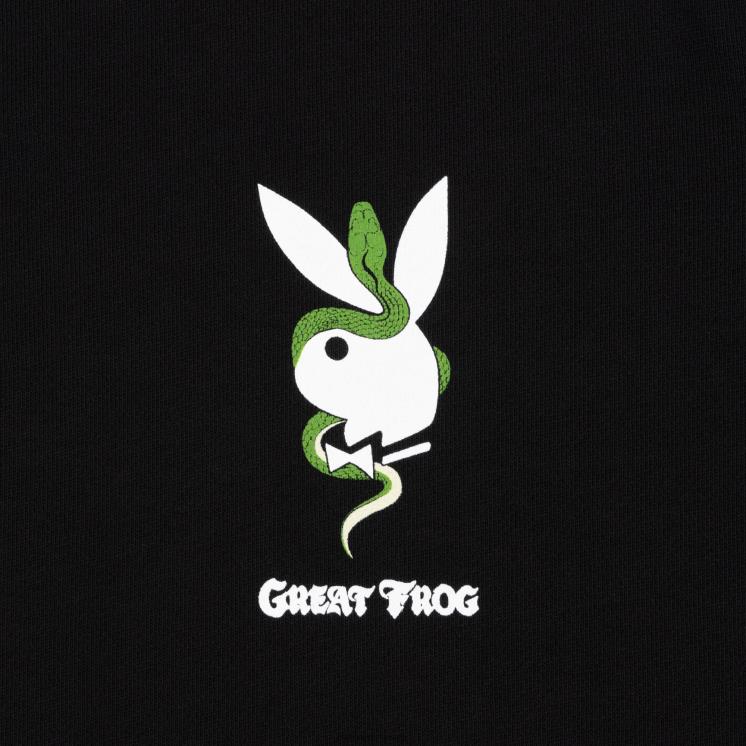 Playboy x The Great Frog svart menn crewneck klær 24X2X490