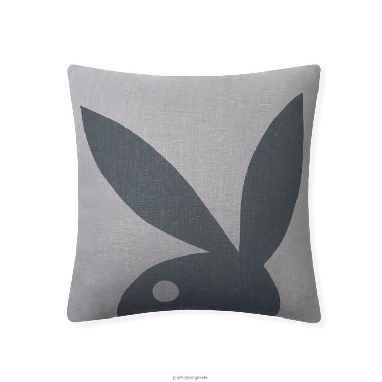 Playboy grå unisex skygge bunny pute tilbehør 24X2X914