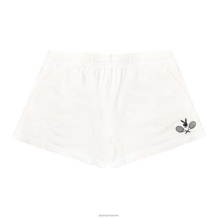 Playboy off-white kvinner tennisklubbshorts klær 24X2X1298