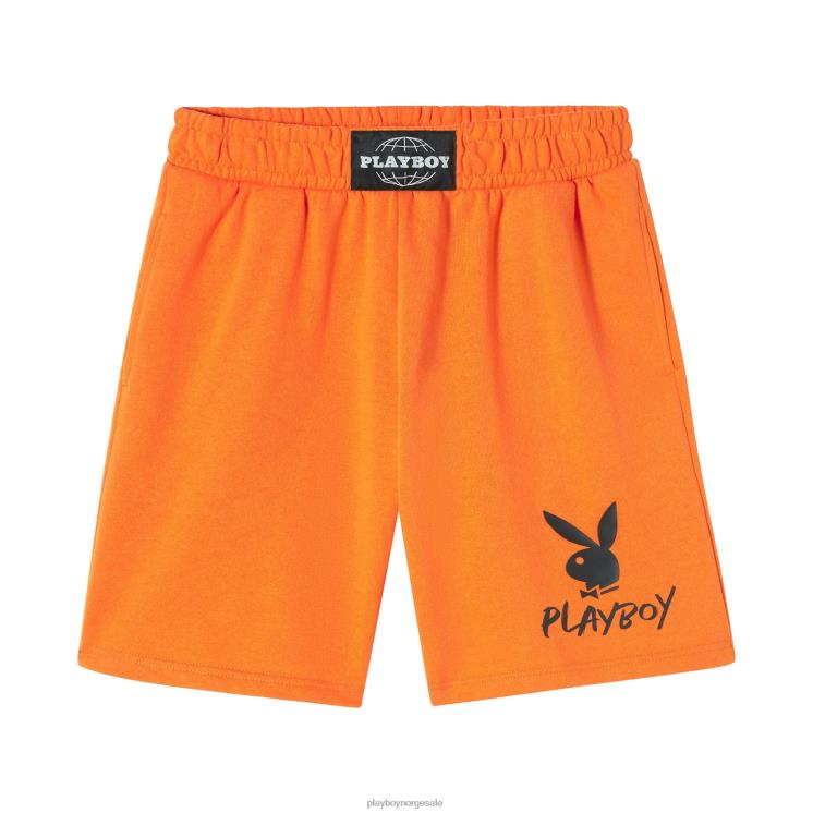 Playboy oransje kvinner svette shorts klær 24X2X1265