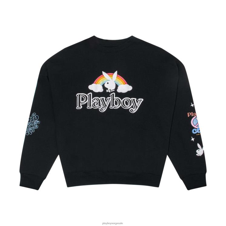 Playboy opprinnelig kvinner smileklubb overdimensjonert crewneck klær 24X2X1092