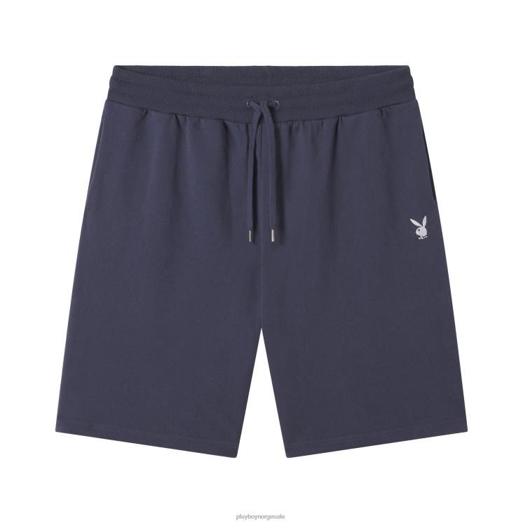 Playboy marineblå menn bunny basic sweatshorts klær 24X2X607