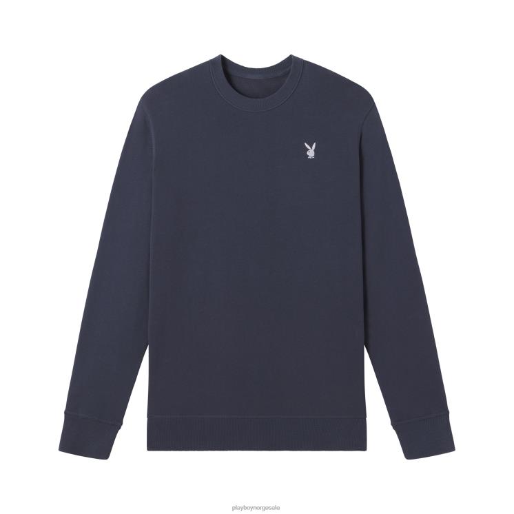 Playboy marineblå menn bunny basics crewneck klær 24X2X515