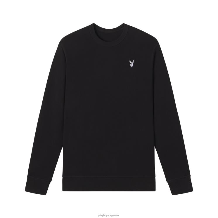 Playboy svart menn bunny basics crewneck klær 24X2X522